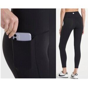 Vuori Studio Pocket High Rise Leggings Pants VW446-S Black XL Yoga Athleisure